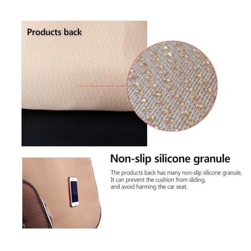 Linen Seat Cover for Car,2 Pack Bottom Seat Covers for Trucks, Car Seat Cushion,Pads,Mat,Protector Universal Fit Most Automotive[Gray Front Seat] - color: 2 Pack Grey