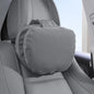 Car Headrest Pillow for Driving, Dual-Sided Leather Design Neck Pillow, Breathable Softness Neck Support, Universal Fit Head Rest Travel Pillow, Gray, 1 Pack - color: Gray