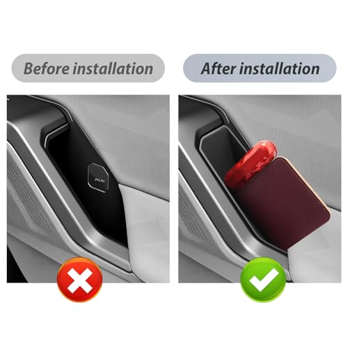 4Pack for 2026 Toyota RAV4 Door Side Storage Box for 2026+ Toyota RAV4 (LE/SE/XLE Premium/Woodland/XSE/Limited) Door Handle Organizer 2026 RAV4 Accessories Insert Glove Pallet (Front & Rear)