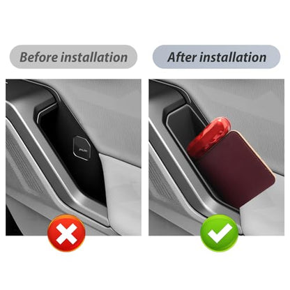 4Pack for 2026 Toyota RAV4 Door Side Storage Box for 2026+ Toyota RAV4 (LE/SE/XLE Premium/Woodland/XSE/Limited) Door Handle Organizer 2026 RAV4 Accessories Insert Glove Pallet (Front & Rear)