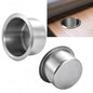 2Pcs Stainless Steel Drop-in Cup Drink Holder Silver Game Table Cup Holder Insert Cinema Sofa Drop-in Drink Cup Holder for Sofa, Boats, Bench, Desk, RV Cars (OD 4.2" ID 3.3")