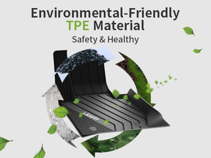 LASFIT Floor Mats Fit for BMW X3 2018-2024/ BMW X4 2019-2024, Custom Fit TPE All Weather Waterproof Floor Liners Front & Rear Rows Car Mats for 30i M40i 30e M40i xDrive30i, Black - size: 2) X3 2018-2024 | X4 2019-2024 | Floor Mats
