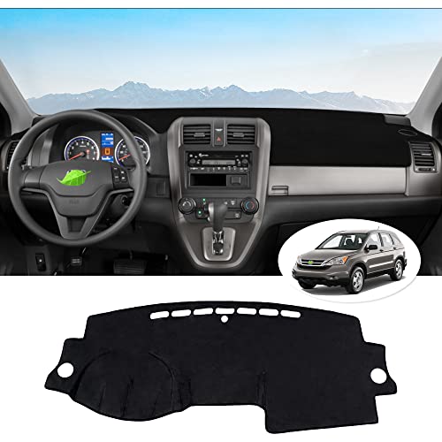Autorder Dashboard Cover Mat for Honda CRV 2007-2011 Accessories Dash Cover Flannel Dash Mat Sunshade Glare UV Rays Protector (Without HUD) - size: 2007-2011 Honda CRV