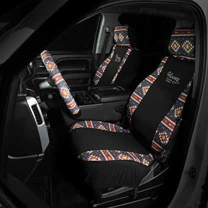 Hooey Low Back Seat Cover, Durable Bucket Seat Protection, Easy to Install Seat Covers for Car, Truck, Van, SUV, Riggin (Tuscon Aztec) - color: Riggin (Tuscon Aztec)