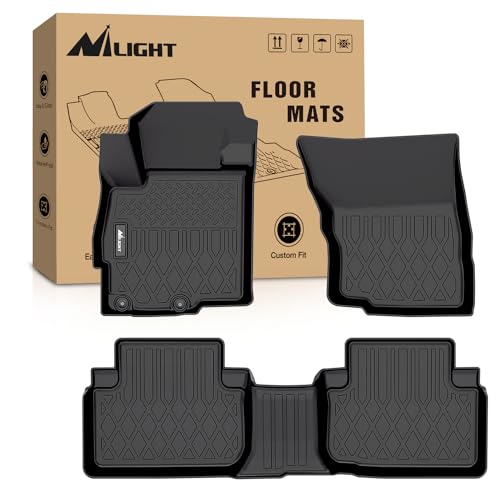 Nilight TPE Floor Mats for Mitsubishi Eclipse Cross 2018 2019 2020 2021 2022 2023 2024 2025 All Weather Custom Fit Heavy Duty Floor Liners - color: 2018-2025 Mitsubishi Eclipse Cross Floor Mat
