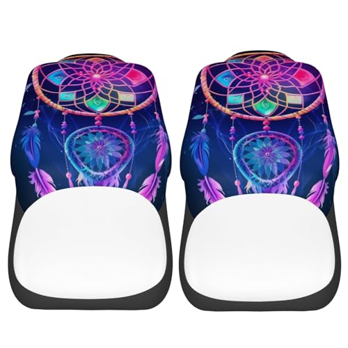 Dujiea Dream Catcher with Feathers Car Front Seat Covers 2 Pcs Universal Auto Seat Covers Front Seats Only, Vehicle Bucket Seat Protectors Fit for Most Car SUV Sedan and Truck - color: Dream Catcher With Feathers