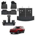 Floor Mats for Hyundai Santa Fe 2024-2026, All Weather Floor Mats Trunk Cargo Liner with Backrest Protectors Accessories, Full Coverage Set (Fit 6/7 Seats) - size: For Hyundai Santa Fe | 2024-2026