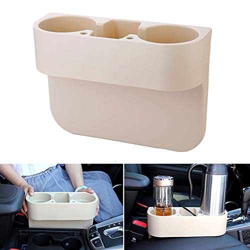 Heart Horse Car Gap Filler, Console Side Pocket, Car Seat Pocket Organizer for Cellphones Wallet Coin Key and Cup Holder Suitable Beige - color: Beige