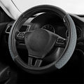 Skechers Steering Wheel Cover,Max Cushioning Leather Steering Wheel Cover Universal Fit 14" 1/2-15" Car Wheel Protector for Men Women Fit Suvs,Vans,Sedans,Car,Trucks,Gray - color: Grey