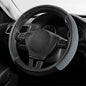 Skechers Steering Wheel Cover,Max Cushioning Leather Steering Wheel Cover Universal Fit 14" 1/2-15" Car Wheel Protector for Men Women Fit Suvs,Vans,Sedans,Car,Trucks,Gray