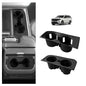 Muslogy Center Console Front & Rear Cup Holder Inserts Compatible with 2025 2026 Ford Expedition Accessories Middle Console and Rear Armrest Cup Holder Silicone Rubber Organizer 2PCS Set - size: 2025-2026 Expedition Front & Rear