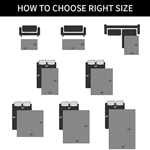 Ameritex Waterproof Dog Bed Cover Pet Blanket for Furniture Bed Couch Sofa Reversible - color: Sand+beige, size: 30x53 Inch (Pack of 1)