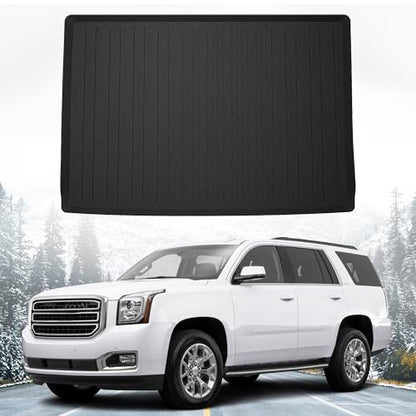 Premium Cargo Liner for Gmc Yukon XL Chevrolet Suburban 2015-2020 - Behind 3rd Row - Custom Fit Car Trunk Mat - All-Season Cargo Mat - 3D Shaped Laser Measured Trunk Liners for Cadillac Escalade ESV