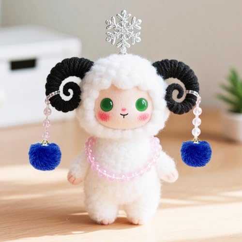 Tupalizy 50PCS Fluffy Pom Poms Charms Soft Fuzzy Faux Fur Puff Ball Pendant for Keychains Bracelets Earrings Jewelry Making Tassels Bags DIY Crafts Party Favors Gifts Accessories - color: Royal Blue