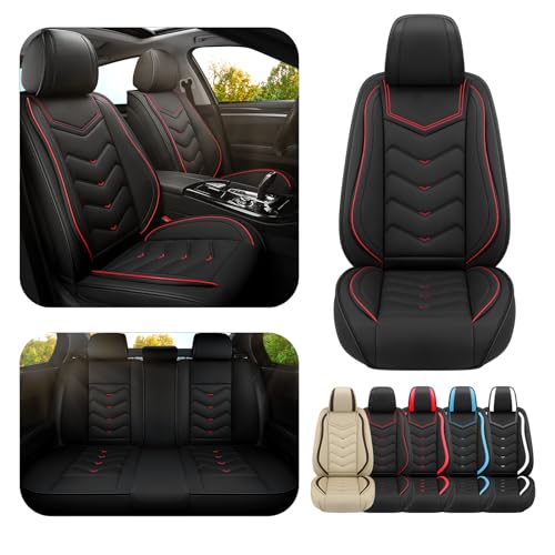 Car Seat Covers for Lexus RX 350 2007-2026, Premium Nappa Leather Car Seat Cover, Stylish Sport Seat Covers， Automobile Seat Cover Sets.(Standard 5 Seats/Black) - color: Black, size: Standard 5 Seats