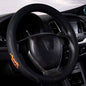 Custom-fit Steering Wheel Cover, Premium Leather Car Cover, Non-Slip, Breathable Red Horse - color: coverredhorse
