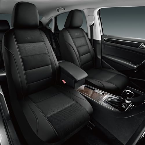 Skechers Seat Covers, Air-Cooled Memory Foam Car Seat Covers Front Seats, Airbag Compatible,Universal Fit for Most Cars, SUVs, Vans and Trucks,Black - color: Black/Black, size: Two Front
