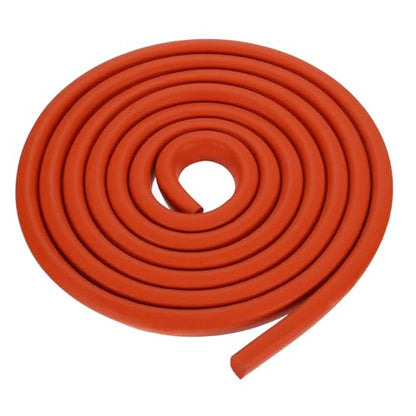 uxcell 6.56 ft Foam Backer Rod, 0.31" x 0.47" D-Shaped Solid Joint Filler, Foam Seal Strip for Caulk Saver, Rope Caulk Cement Crack Filler, Red - size: 6.56 ft x 0.31" x 0.47"