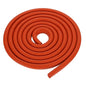uxcell 6.56 ft Foam Backer Rod, 0.31" x 0.47" D-Shaped Solid Joint Filler, Foam Seal Strip for Caulk Saver, Rope Caulk Cement Crack Filler, Red - size: 6.56 ft x 0.31" x 0.47"