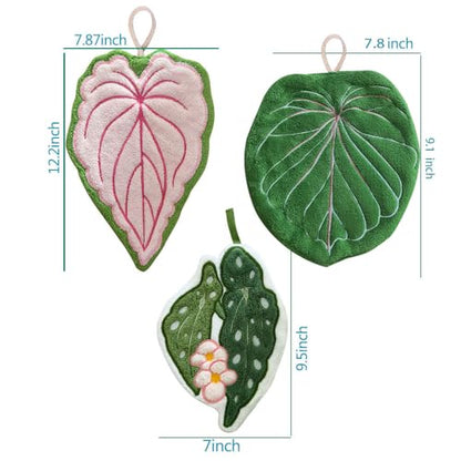 Funny Leaf Hand Towels for Bathroom (COLOR1)