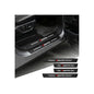 4PCS Car Door Sill Protector, Anti-Scratch Carbon Fiber Sport Vehicle Threshold Guard Sticker, Self-Adhesive Automotive Door Sills Scratch Protection Accessories, Universal for Most Vehicles