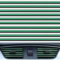 gradegift Car Vent Decoration Strip, 10 Pieces Car Air Conditioner Vent Outlet Trim Strips Car Decorative Filler Insert Strips Car Interior Moulding Trim Strip Line (green)