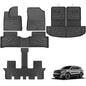 KARPAL Floor Mats for 2021-2026 Kia Sorento LX/S/EX/SX 6&7 Seats (Not Fit Hybrid & PHEV), All Weather TPE Custom Fit Floor Liners Car Mats Kia Sorento Accessories, 1st & 2nd & 3rd Row & Trunk Mat - style: 2021-2026 | For Kia Sorento | Combo Set