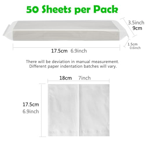Car Tissue Refills, 600 Sheets Disposable Soft Facial Tissues Napkin, Travel Size Pack for Car Visor Tissue Holder or Purse, 50 Sheets per Pack - size: 50 Count (Pack of 12)