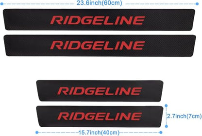 Car Door Sill Guard Protector Compatible with Honda Ridgeline Accessories, Door Sill Scuff Plate Sticker