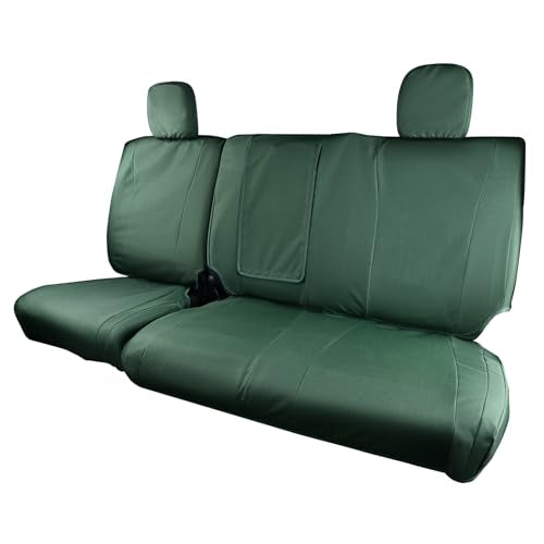 Coverado Rear Bench Car Seat Covers, Waterproof Oxford Back Seat Cover for Car Seat Protector for Kids & Dogs, Compatible with 2015-2026 Ford F150 & 2017-2026 Ford F250 F350 F450, Green - color: Green, size: Rear