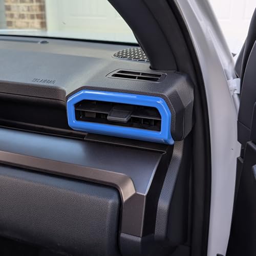 Dashboard Air Vent Outlet Cover for Toyota Tacoma 2024 2025 and 4Runner 2025 Interior Accessories Center Console Side Frame Decor Trim Cover (Blue, Air Vent Cover) - color: Light Blue, size: Air Vent Cover