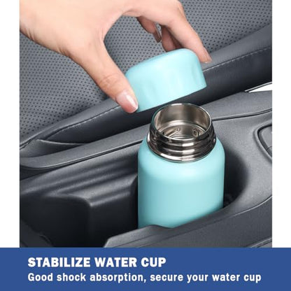 2026 Latest Car Cup Holder Insert/Holder Position Limiter - Anti Shake Silicone Car Coasters Bottle Stabilizers with Self-Adhesive - Car Must Haves Cup Holder Inserts for Car Truck SUV (6PCS)