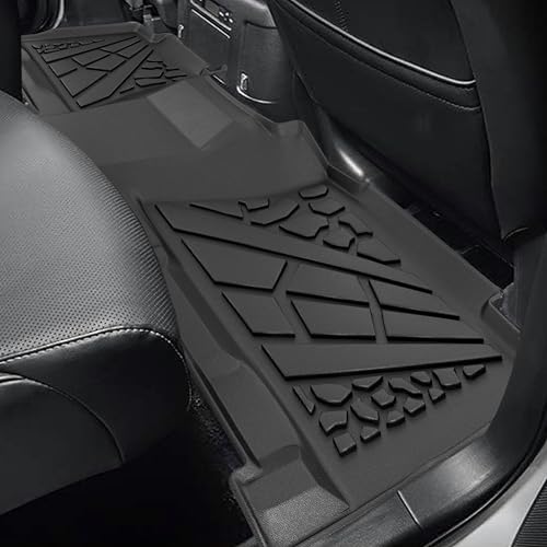KARPAL Floor Mats for 1999-2007 Chevy Silverado/GMC Sierra 1500/2500/3500 Crew Cab / 2000-2006 Chevy Suburban/Cadillac Escalade/GMC Yukon XL, All-Weather TPE Custom Fit Floor Liners Car Accessories - style: 1999-2007 | For Chevy Silverado Crew Cab| 1st &