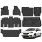 Floor Mats & Cargo Liner for Chrysler Pacifica 2017-2025 2026 Gas 7-Seater Touring (Non Hybrid&Non Pinnacle) All Weather TPE Rubber Trunk Mat Automotive Floor Liners for Pacifica Fuel 2025 Accessories - size: For Chrysler Pacifica Gas 2017-2026