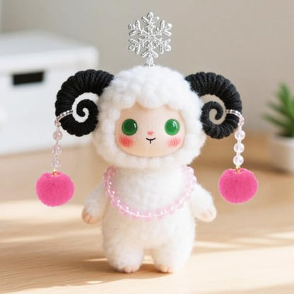 Tupalizy 50PCS Fluffy Pom Poms Charms Soft Fuzzy Faux Fur Puff Ball Pendant for Keychains Bracelets Earrings Jewelry Making Tassels Bags DIY Crafts Party Favors Gifts Accessories - color: Rose Red