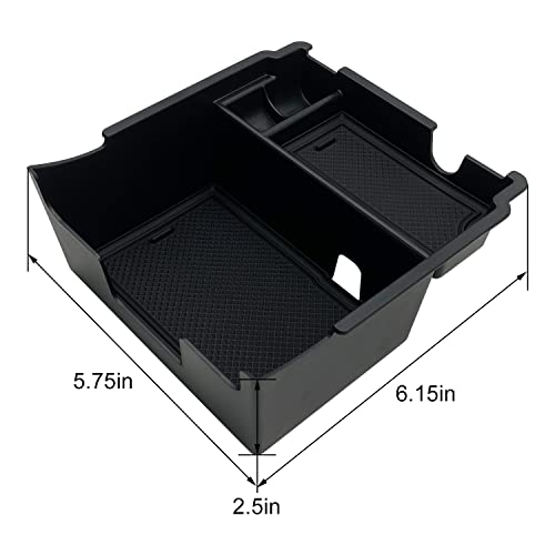Compatible with Subaru Impreza 2017-22 2023 and Crosstrek 2018 2019 2020 2021 2022 2023 Accessories Center Console Tray Organizer, Armrest Secondary Storage Box