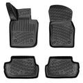 RizLiner Mini Hardtop 2 Door 2014-2025 & Cooper SE (Electric) 2021-2025 & Cooper 2026 (Only 2 Doors) Custom Fit Floor Mats Rubber 3D Car Mats Laser Measured Floor Liners All Weather TPE (Front & Rear) - size: Hardtop 2014-2026 & Cooper 2021-2026