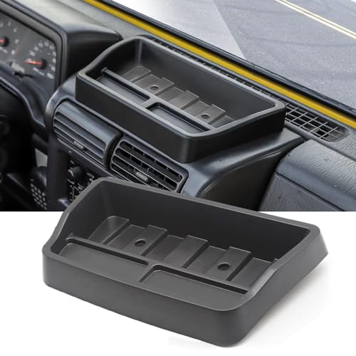 Center Console Dash Storage Tray for 1997 1998 1999 2000 2001 2002 2003 2004 2005 2006 Jeep Wrangler TJ Dashboard Organizer Box Container Interior Accessories