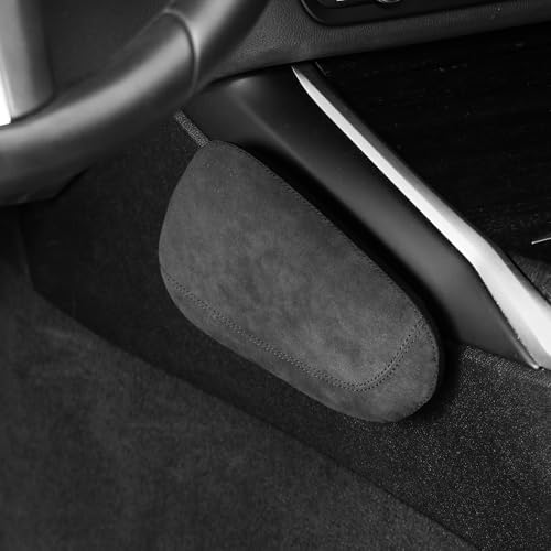 BETTERHUMZ Car Leg Pad Cushion for Alcantara Compatible with BMW 1 2 3 4 5 6 7 Series X1 X2 X3 X4 X5 X6 X7 Center Console Armrest Cushion Accessories (Driver Side) - style: Driver Side