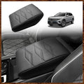 Center Console Armrest Cover Fit for Volkswagen Atlas & Cross Sport 2024-2026 Accessories, Comfort Armrest Pad Console Lid Cushion Vegan Leather Regular Thick (V1_Black) - size: 20) 24+ |Atlas| V1 Black, Regular