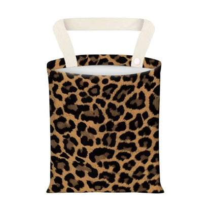 Hanging Car Garbage Bag, Cute Car Trash Can Bag, Automotive Accessories for Women Men Cute Black Brown Leopard - color: Cute Black Brown Leopard