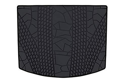 Car Rubber Cargo Mat Liner Custom Fit for Ford Escape 2013 2014 2015 2016 2017 2018 2019 Odorless Washable Heavy Duty Anti-Slip All Weather Black - color: Black, size: Escape Cargo liner :2013-2019