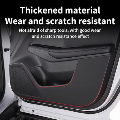 Car Door Anti Kick Pad for Mitsubishi Outlander Accessories 2022 2023 2024 2025 2026 Protector Mat Dirty Collision Stickers Interior