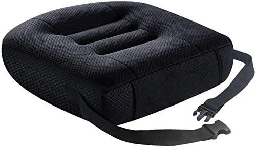 Adult Booster Seat for Car, 17"*17",4" Thick Car Seat for Short Drivers, Butt Cushion for Office Chairs, Car Seat Cushions for Driving