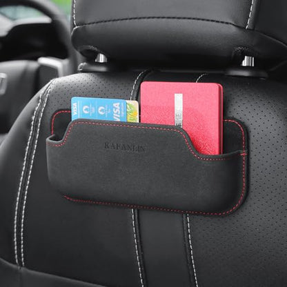 Adhesive Sunglasses Holders for Car Dashboard Car Seat Side Center Console Mini Tray Storage chapstick holder for car Auto side Door Eyeglass Card Pen Phone Tray Pouch Pocket Seat Gap Filler Organizer