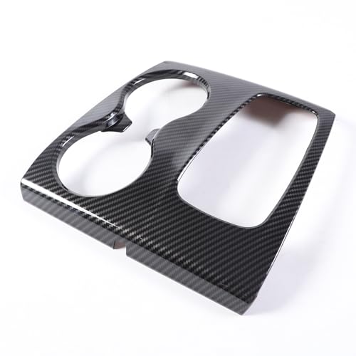 Gear Shift Panel Cover Trim for Honda Pilot 2016-2020/ Honda Ridgeline 2017-2019, ABS Automotive Center Consoles Cup Holder Cover Protector Accessories (Carbon Fiber Pattern) - color: Carbon Fiber Pattern