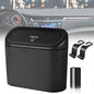 Car Trash can, mini Trunk Push Hanging Portable car Trash can with 2 Automatic Hooks and Disposable Trash Bags, Suitable for car, Home, Office - size: Car Trash Can with 2 Hooks and Trash Bags