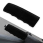 QODOLSI 1 PC Car Handbrake Handle Cover, 4.8" x 1.65" x 1.41" Silicone Wavy Anti-slip Parking Brake Covers, Universal Protective Accessories, Compatible with Cars, Trucks, Vans, SUVs (Black)