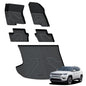 LASFIT Floor Mats & Trunk Mat for Jeep Compass 2007-2017 All Weather TPE Custom Fit Car Mats Floor Liners Cargo Liner Cargo Mat Black - style: Compass 2007-2017