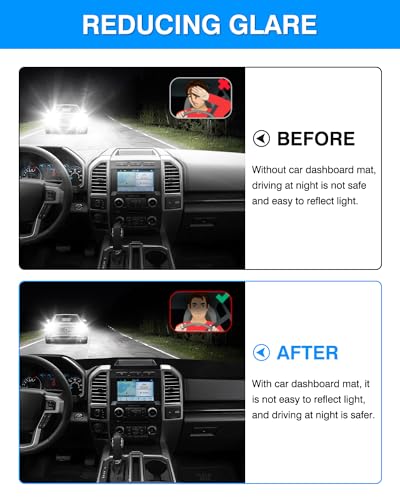 Autorder Dashboard Cover Mat for 2018-2021 Ford Expedition Accessories Dash Cover Flannel Dash Mat Sunshade Glare UV Rays Protector - size: 2018-2021 Expedition